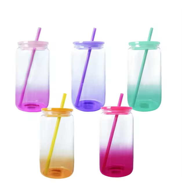 Ombre jelly glass